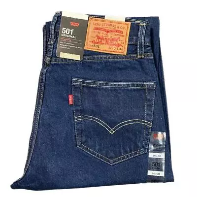 Levis® 501 Mens Denim Jeans Original Fit Bottoms Straight Leg Pants Jean ONE WSH • $41.06