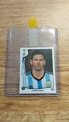 2014 Panini FIFA World Cup Platinum Sticker #430 Lionel Messi Argentina • $9