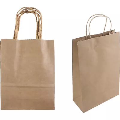 3 X Brown Craft Paper Bags • £3.69