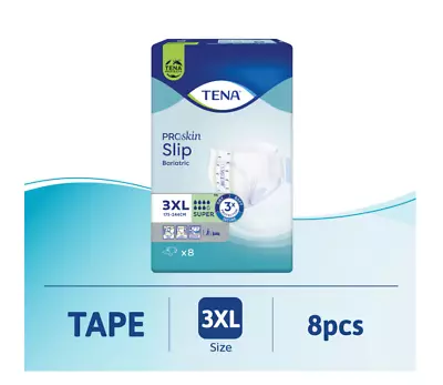 Size 3XL TENA PROskin SLIP SUPER PANT ADULT DIAPERS (8s) 4 Pack • $280.44