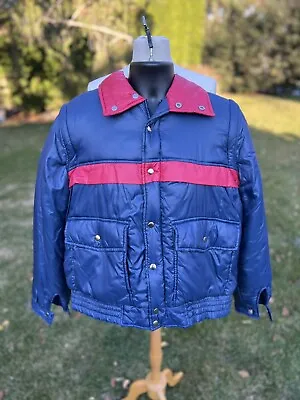 Vintage 70s/80’s Men’s Ski Jacket/Vest Van Cort Size L Removable Sleeves • $49.99