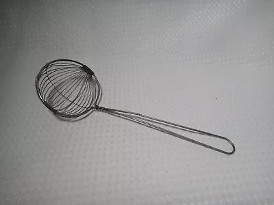 Vintage Wire Metal Strainer Ladle Spoon Kitchen Tool Utensil • $17.99