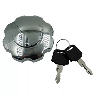 Motorcycle Locking Fuel Cap ATV Dirt Bike Gas Fuel Tank Cover With 2 Keys • $10.68