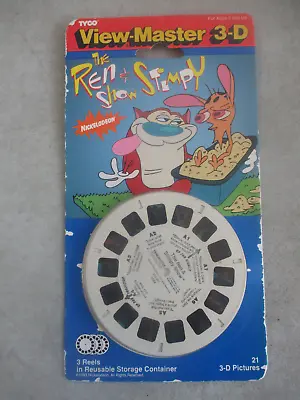 Sealed Moc 1993 The Ren & Stimpy Show View Master 3-d Reel Set Tyco • $9.99