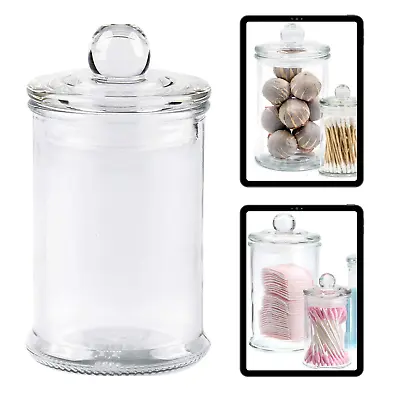 24 X LARGE GLASS APOTHECARY JARS 600ml | Spices Candles Lolly Wedding Favours Mi • $137.95