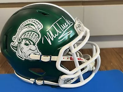 Mel Tucker Signed Michigan State Spartans Gruff Sparty Mini Helmet Beckett Coa • $149.95