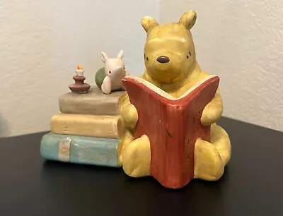 Disney Classic Pooh And Piglet Reading Books Portable Lamp (Base Only) • $29.99