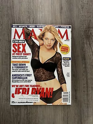 June 2002 Maxim Magazine - Jeri Ryan • $9.49