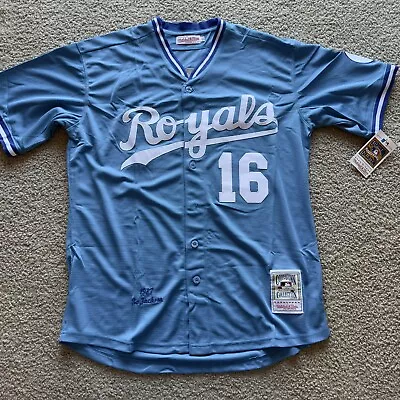 Kansas City Royals Throwback Jersey ‘87 - Bo Jackson #16 - Men's Size Large • $39.99
