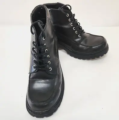Arizona Jean Co. Women's Combat Ankle Boots Block Heel Size 8 M BLACK Never Worn • $19.95