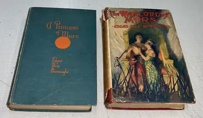 Princess Of Mars 1917 Warlord 1919 Edgar Rice Burroughs Dust Jacket Rare • $199.99