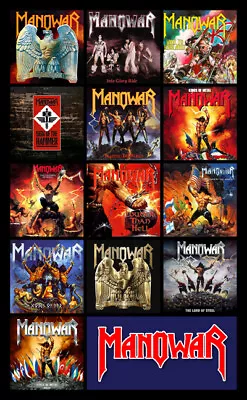 MANOWAR Album Discography Magnet (3.75  X 4.75  Magnet) • $5.99