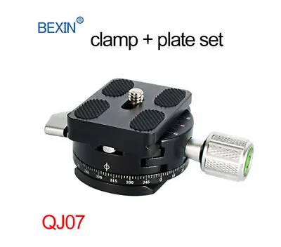 Arca Swiss Quick Release Plate Aluminum QR Clamp Adapter Set For Manfrotto DSLR  • $20.89