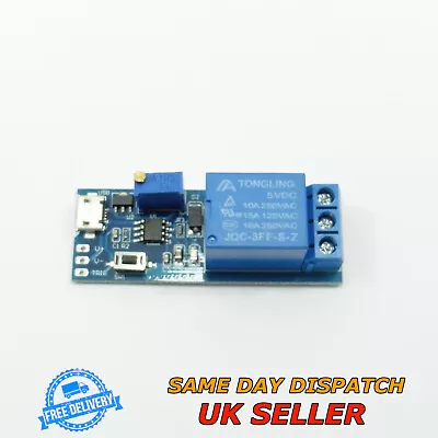 £6.98 • Buy Micro USB 5V - 30V  Trigger Delay Relay Module Power Tool Timer Control Switch