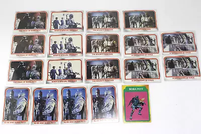 (19) 1980 Topps Star Wars The Empire Strikes Back Boba Fett RC Lot • $89.99