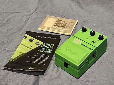 Rare Ibanez TS7C TS7 Limited Edition 25th Anniversary Green Tube Screamer Pedal • $399.99