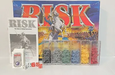 1998 RISK Board Game Of Global Domination Parker Brothers Hasbro 56 Cards Etc • $7.82