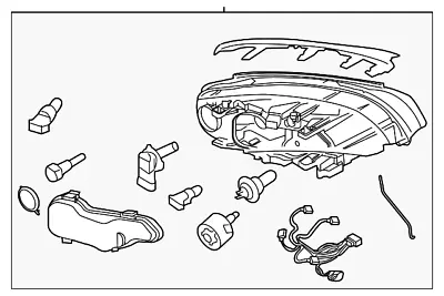 Genuine Volvo Headlamp Assembly 31214180 • $606.96