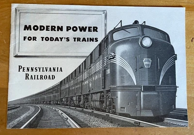 $5 • Buy  Modern Power For Today'sTrains  - Pennsylvania Railroad Locomotives (1940s)