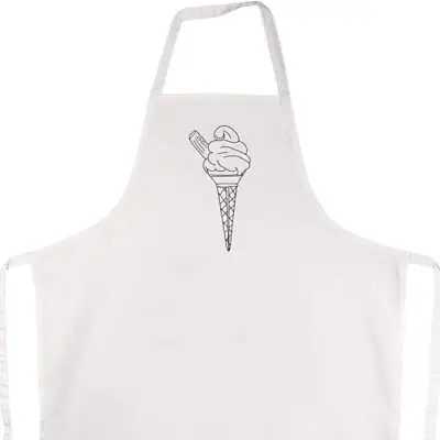 'Ice Cream Cone' Unisex Cooking Apron (AP00007421) • £14.99