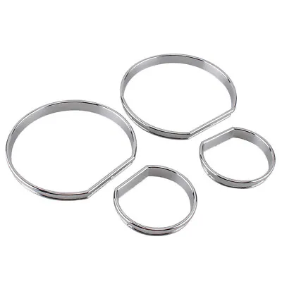 Chrome Dashboard Dial Rings Bezel Trim Decoration Frame Fit For BMW E46 99-06 • $11.92