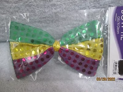 Mardi Gras - St. Patrick's Day - Party Bow Tie New In Package • $10.50