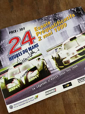 Le Mans 24HR Heures Du Mans 1999 Race Programme - MULTIPLE SIGNATURES • £0.99
