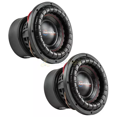 American Bass 10  Subwoofers Dual 4 Ohm 3000 Watts Max Car Audio Sub 2 Pack • $379.95