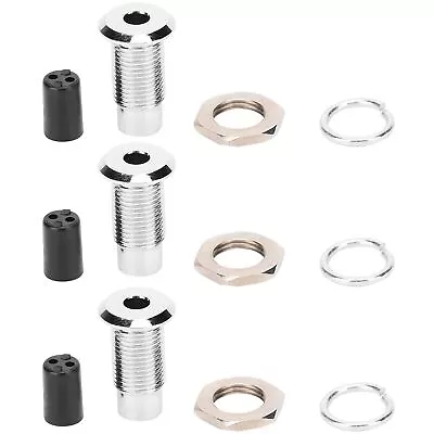 $10.80 • Buy 20 Set 5mm LED Holder Bezel Mount Light‑Emitting Diode Flat Metal Brass Base