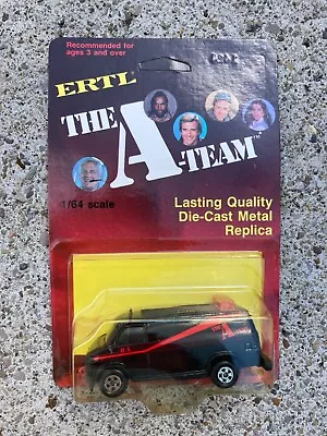 VINTAGE 1983 ERTL The A-Team GMC Black Panel Van (Mr. T) 1:64 Diecast - New • $38