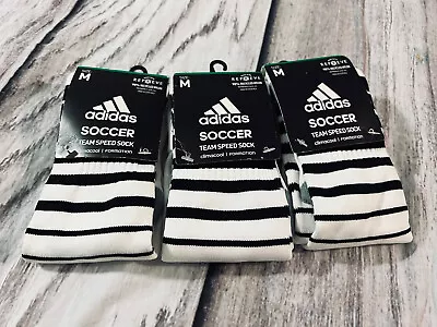 ADIDAS 3 Pairs Climacool Team Speed Sock Formotion Crew Socks Men's Size M • $18