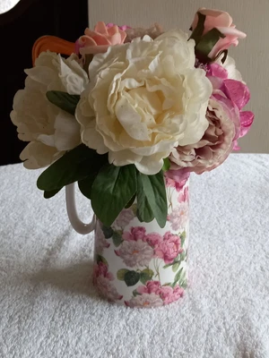 £6.99 • Buy Vintage ROSE CHINTZ English Pottery Jug. Heron Cross Pottery.  18 Cm Tall. 