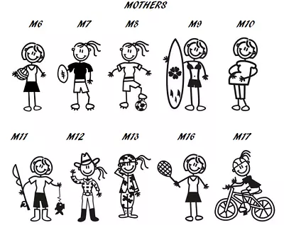 My Family Car Stickers - Mothers • $2.95