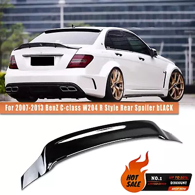 For 2007-13 Mercedes Benz W204 4dr Coupe R Style Gloss Black Kick Trunk Spoiler • $79.99