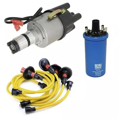 $249.95 • Buy Vw Bug Ignition Kit W/Empi 9441 Electronic 009 Dist, Beru Coil, Yellow Wires