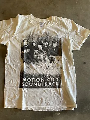 Motion City Soundtrack Band Shirt Signed White Medium • $21.95