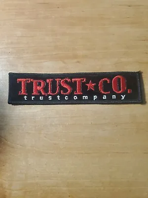 Trust Company Nu Metal Band Red And Black Sew On Patch Logo Vintage Oop Trust Co • $4.99