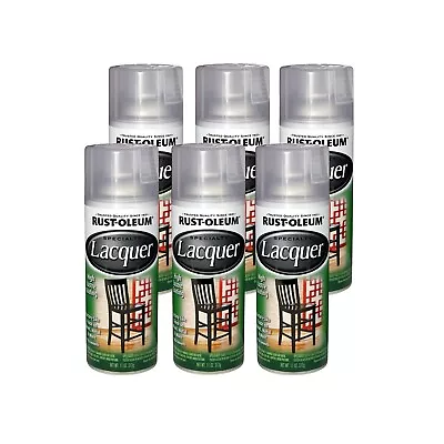 Rust-Oleum 1906830 Lacquer Spray 11-Ounce Gloss Clear (6 PACK) • $54.99