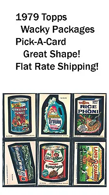 1979 Topps Wacky Packages - Pick-A Card -  High Grade! Flat Rate Shipping! • $1.99