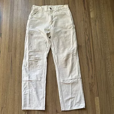 VTG Carhartt Pants Men's 30x32 Double Knee Loose Original Fit USA Made B04NAT • $79.99