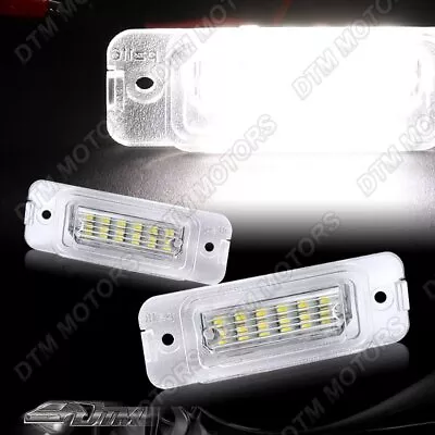 For 2005-2011 Mercedes-Benz ML-Class W164 White 18-SMD LED License Plate Lights • $13.99