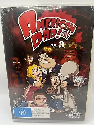 American Dad : Season 8 - DVD Region 4 Brand New Sealed Free Postage • $22.99