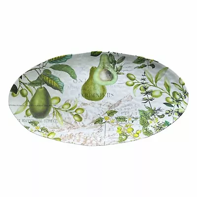 Michel Design Works Avocado Oval Serveware Platter BPA Free SWP0259 • $35