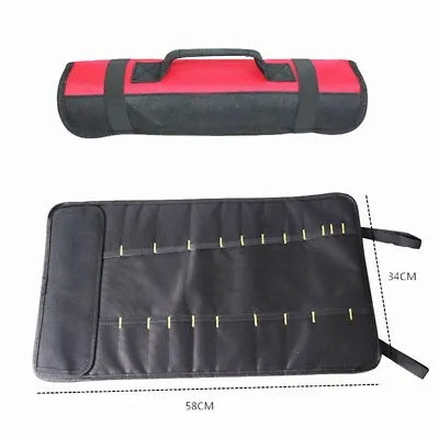 Convenient Rollup Wrench Spanner Socket Package Organizer For Motorcycles • $19.24