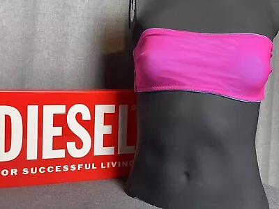 £15 • Buy Diesel Girls Bandeau Strapless Bra Medium 38 Pink Mesh Brand New Rrp £60 Sale !