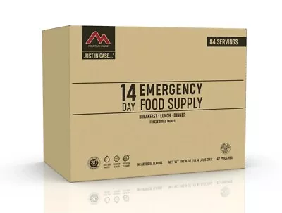 Mountain House Just In Case 14 Day Kit ✅ W/ 84 Servings Emergency Food Supply ✅ • $334.99