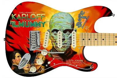 Guitar Skin Axe Wrap Re-skin Bass Right Electric Vintage Mummy Kirk Hammet 861 • $49.95