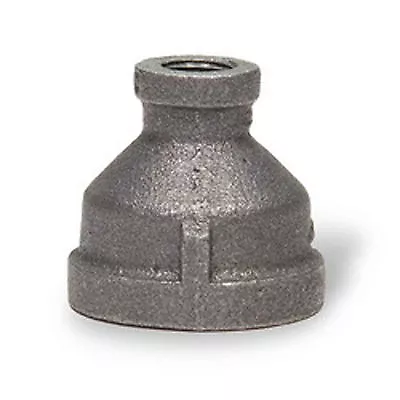 3/4  To 1/2  BLACK MALLEABLE IRON REDUCING COUPLING Fitting Reducer Coupler Npt • $1.56
