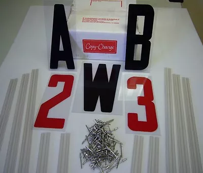 8  Marquee Letter And 10 Sign Track Kit Make Or Repair Your Own Sign • $180