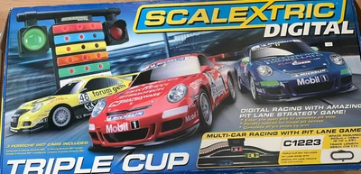 £235 • Buy Scalextric BNIB TRIPLE CUP 3 PORSCHE CAR SET SEALED